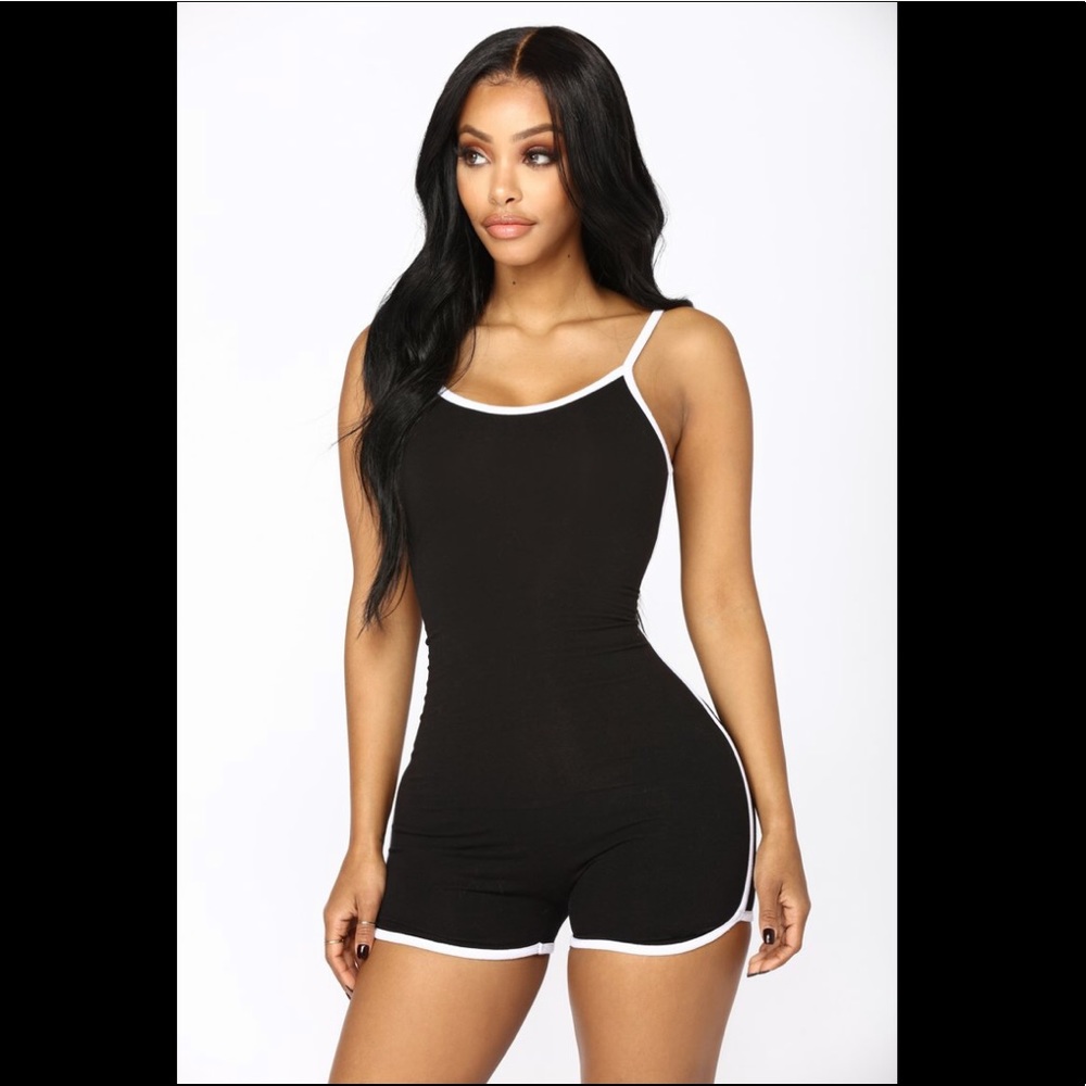 Black and White Romper